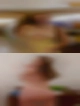 Woman looking fuck and around