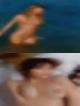 Naked woman beach