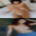 Nude woman wrestling naked male