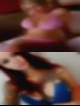 Naked girls putting food butts
