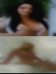 White mature woman black